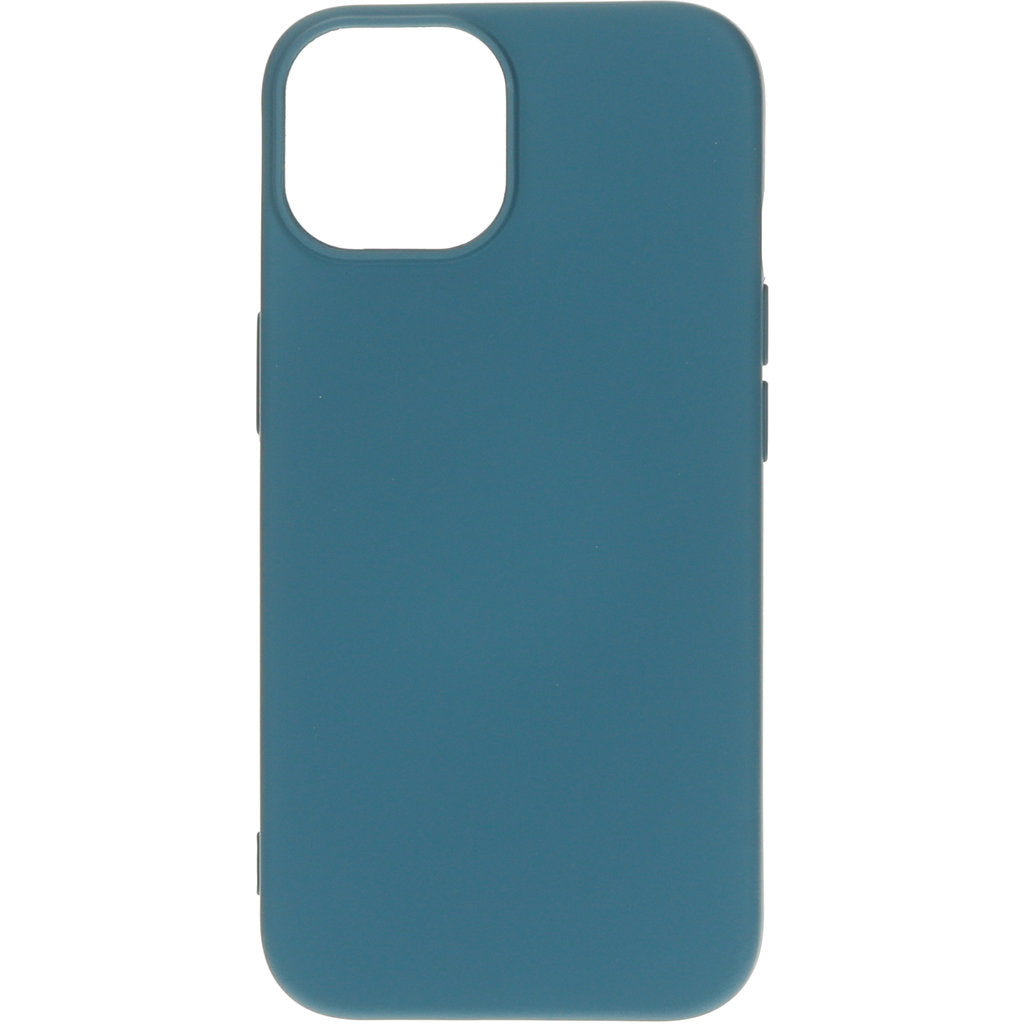 Mobiparts Silicone Cover Apple iPhone 15 Blueberry Blue