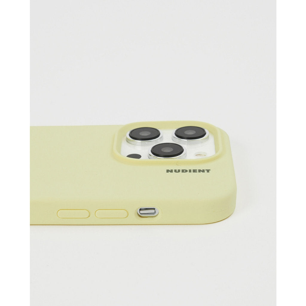 Nudient Base Case iPhone 14 Pale Yellow