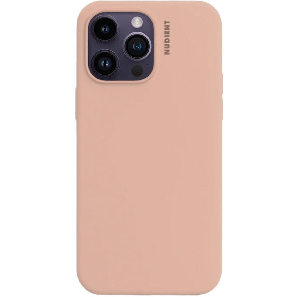 Nudient Base Case iPhone 14 Pro Peach Orange