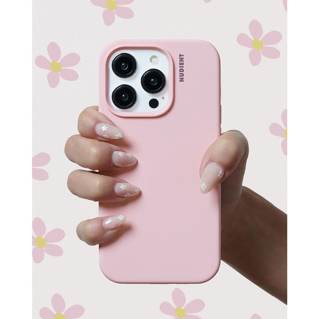 Nudient Base Case iPhone 14 Pro Baby Pink