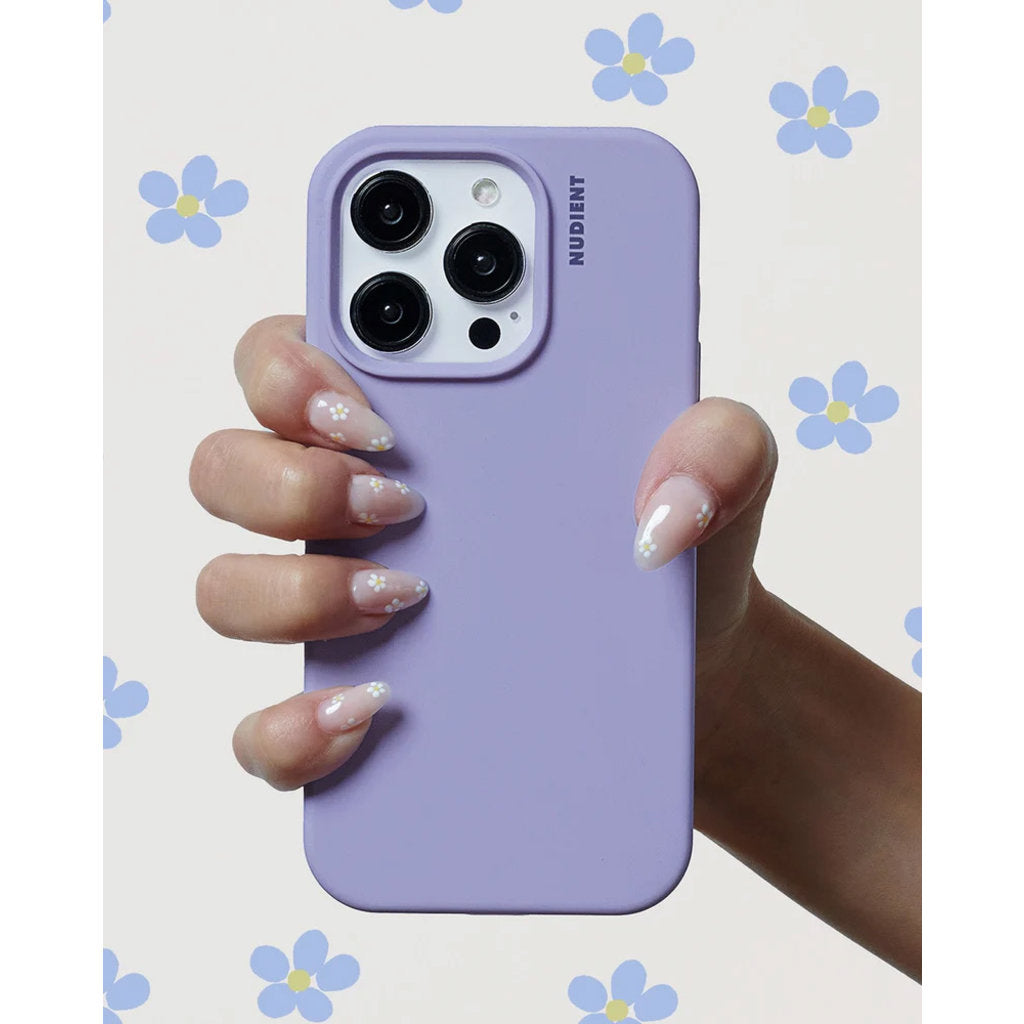 Nudient Base Case iPhone 14 Pro Soft Purple