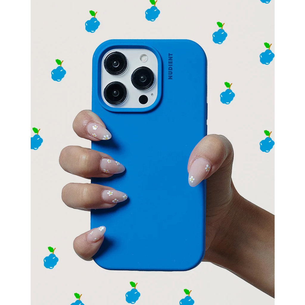 Nudient Base Case iPhone 14 Pro Vibrant Blue