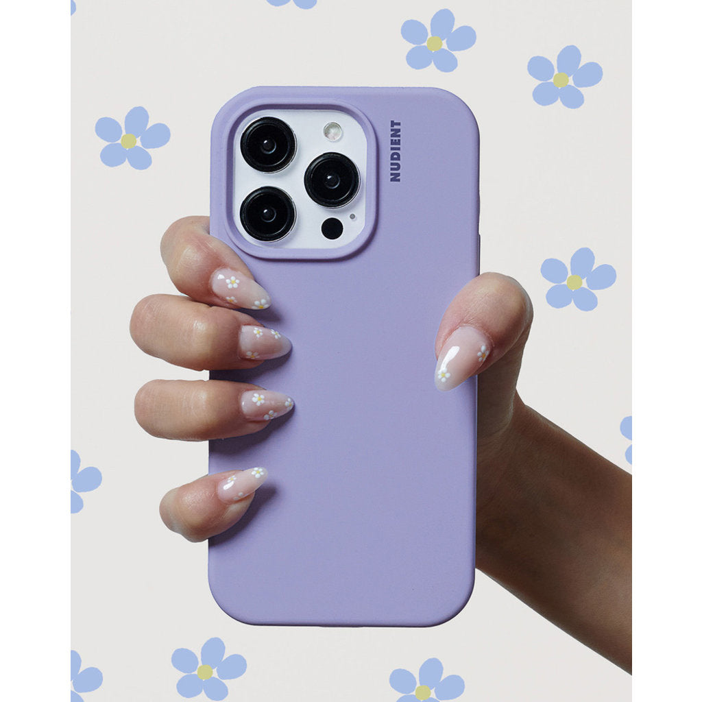 Nudient Base Case iPhone 14 Pro Max Soft Purple