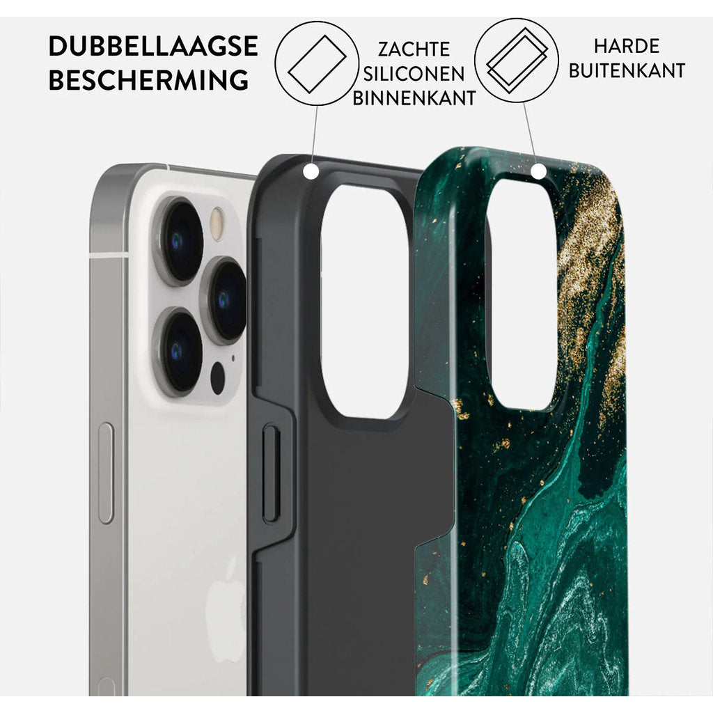 Burga Tough Case Apple iPhone 15 Pro - Emerald Pool
