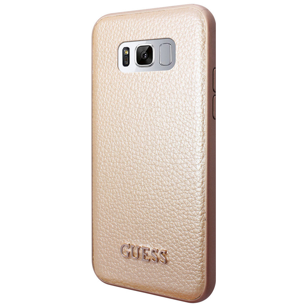 Guess Iridescent Backcover Case Samsung Galaxy S8 Gold GUHCS8IGLGO