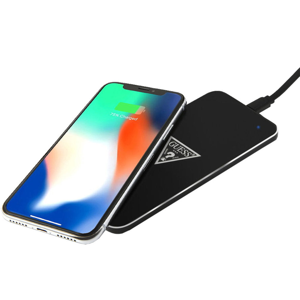 Guess Wireless Charger Black/Silver GUWCP850TLBK