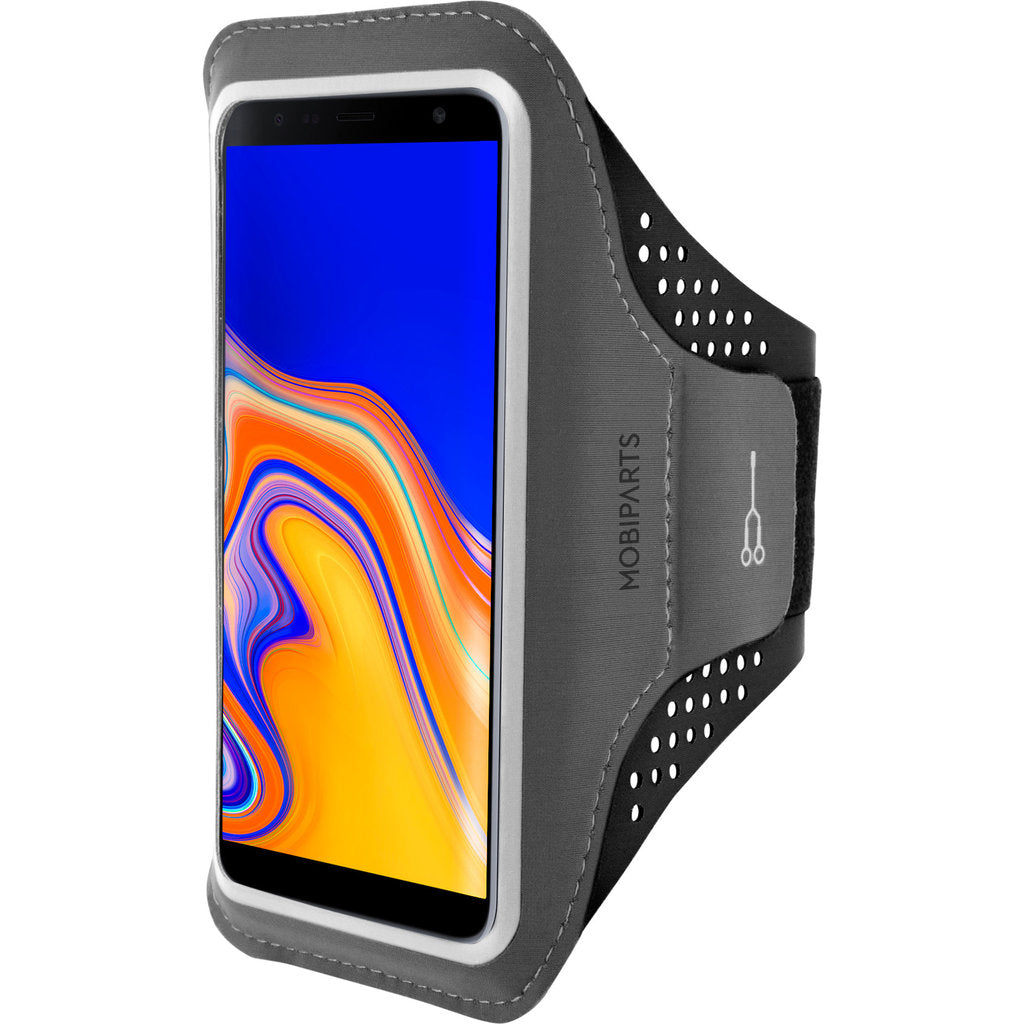 Mobiparts Comfort Fit Sport Armband Samsung Galaxy J4 Plus (2018) Black