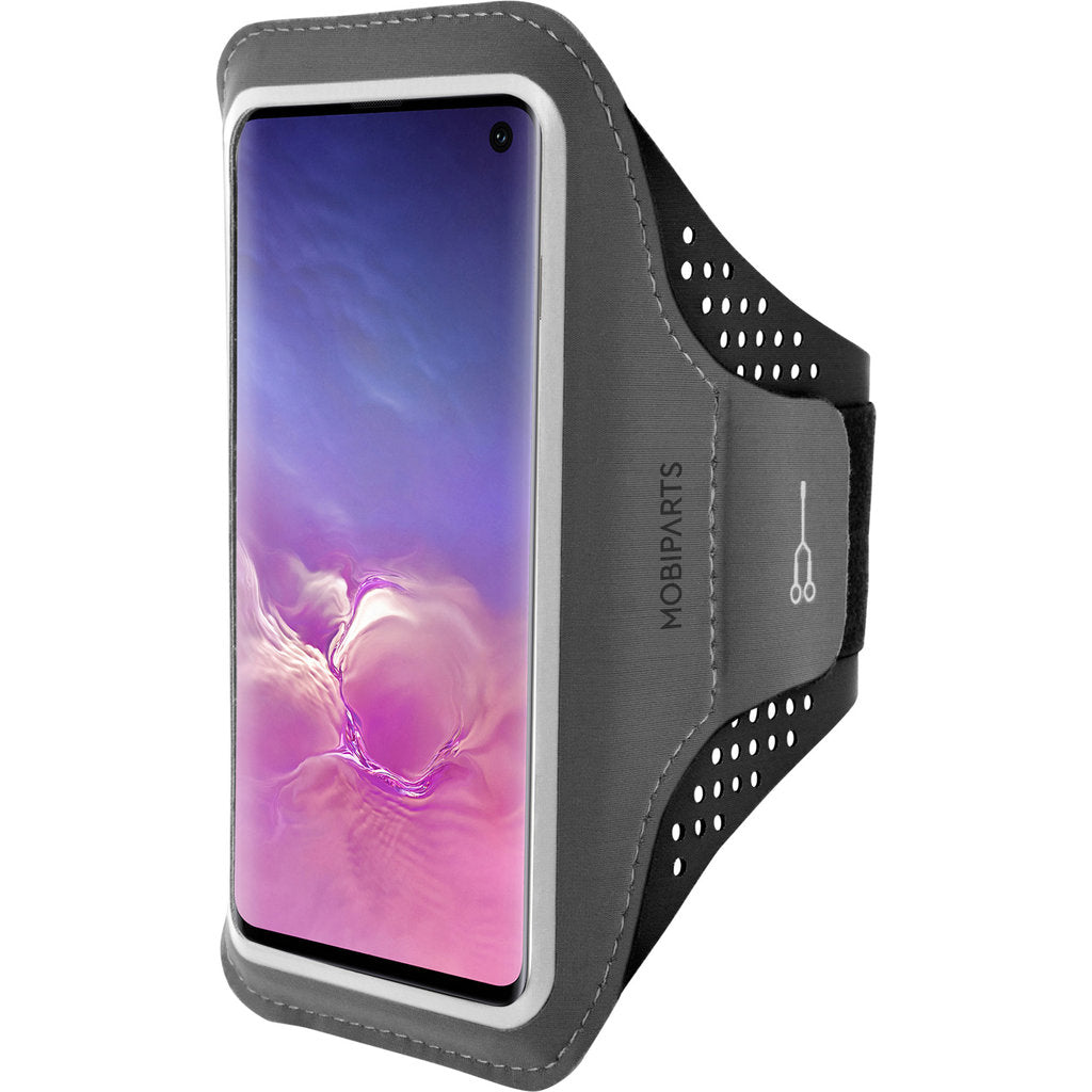 Mobiparts Comfort Fit Sport Armband Samsung Galaxy S10 Black