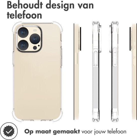 iPhone 15 Pro Max Hoesje - Anti-Shock Hard Case - Transparant