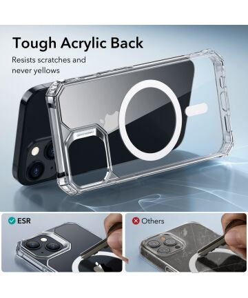 iPhone 15 Plus Hoesje - MagSafe Anti-Shock Back Cover - Transparant