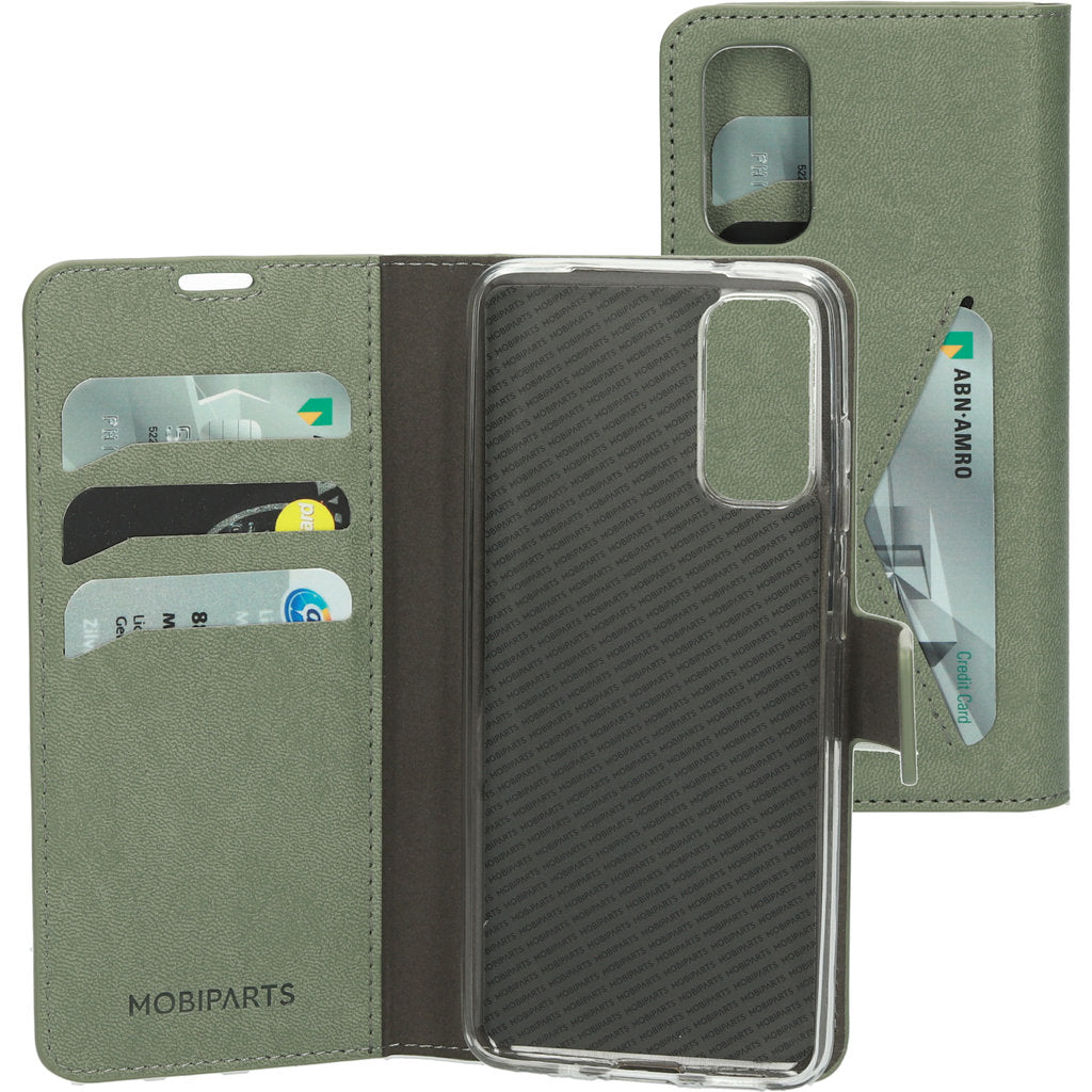 Mobiparts Classic Wallet Case Samsung Galaxy S20 4G/5G Stone Green