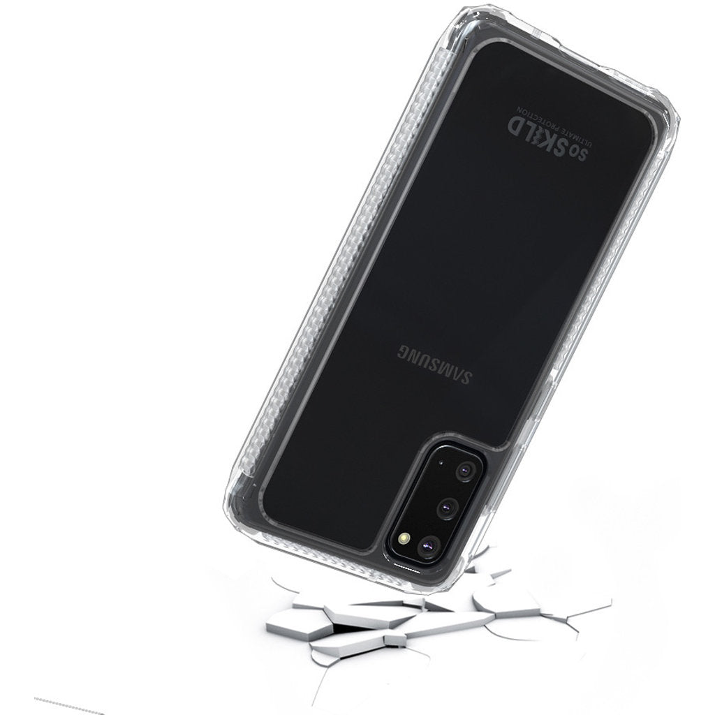 SoSkild Samsung Galaxy S20 4G/5G Defend 2.0 Heavy Impact Case Transparent