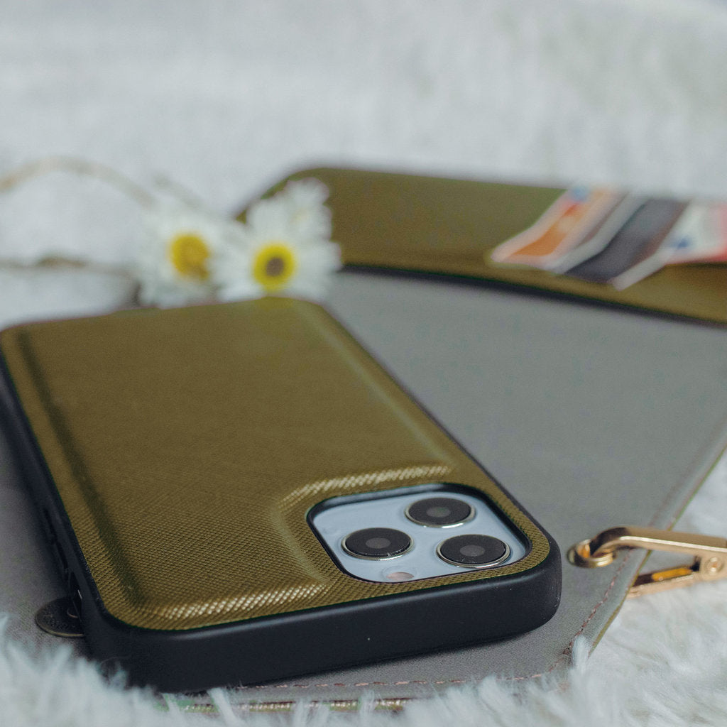 Casetastic Clutch Samsung Galaxy A41 (2020) Gold/Green