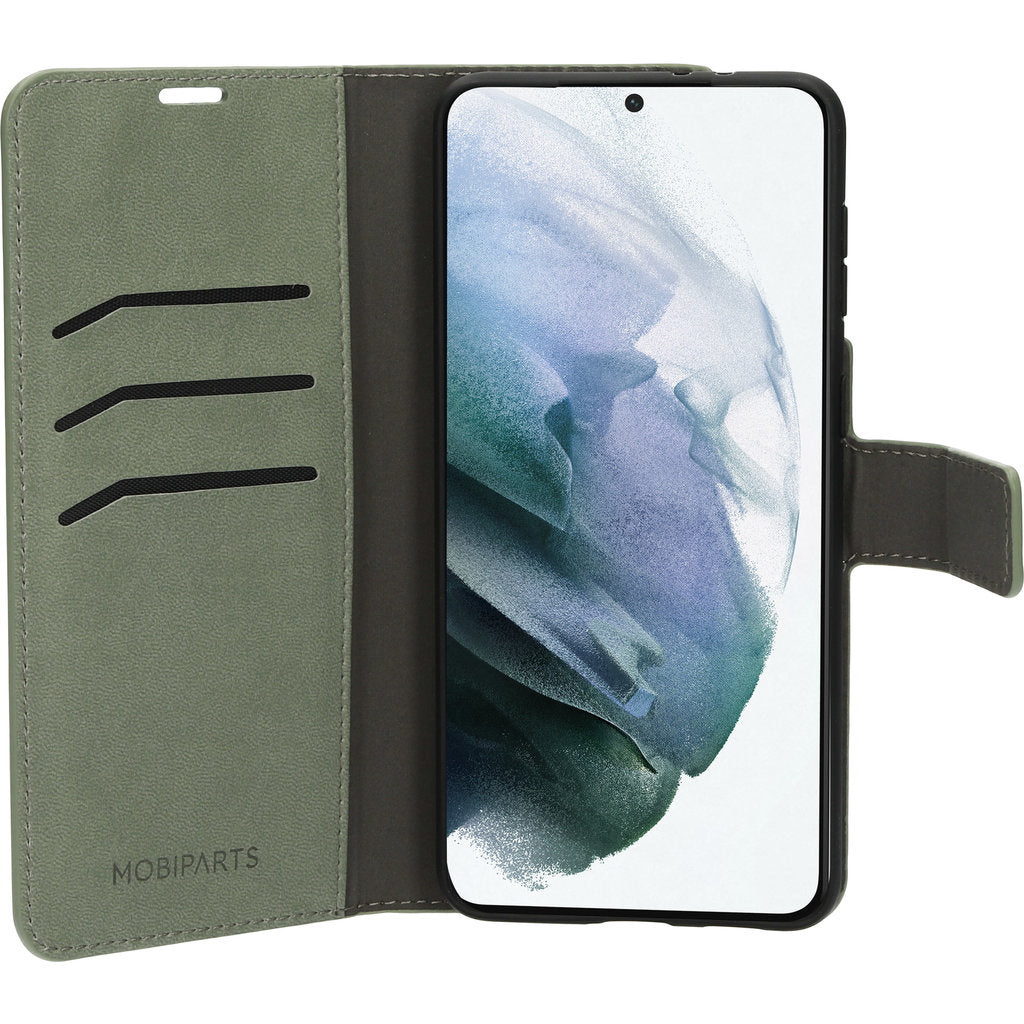 Mobiparts Classic Wallet Case Samsung Galaxy S21 Plus Stone Green