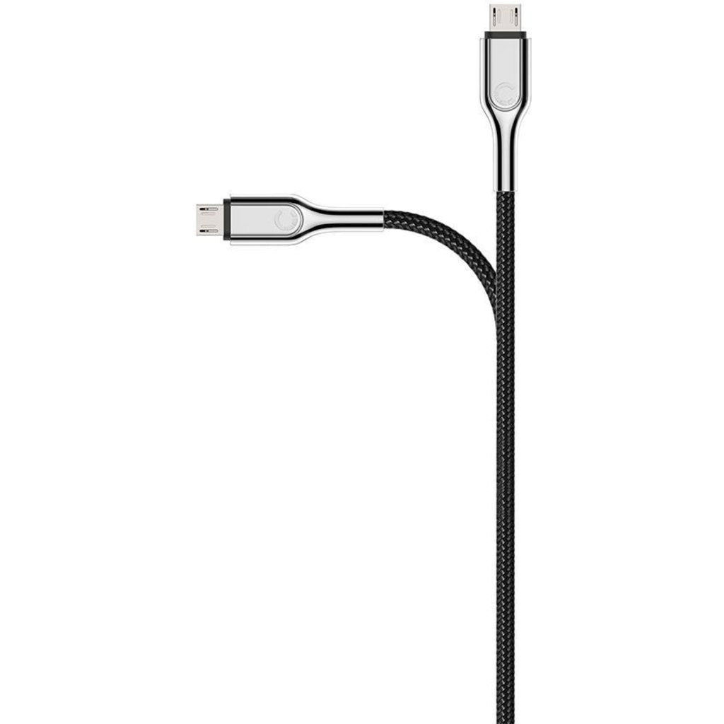 Cygnett Armoured Braided Micro USB to USB-A Cable 1M Black