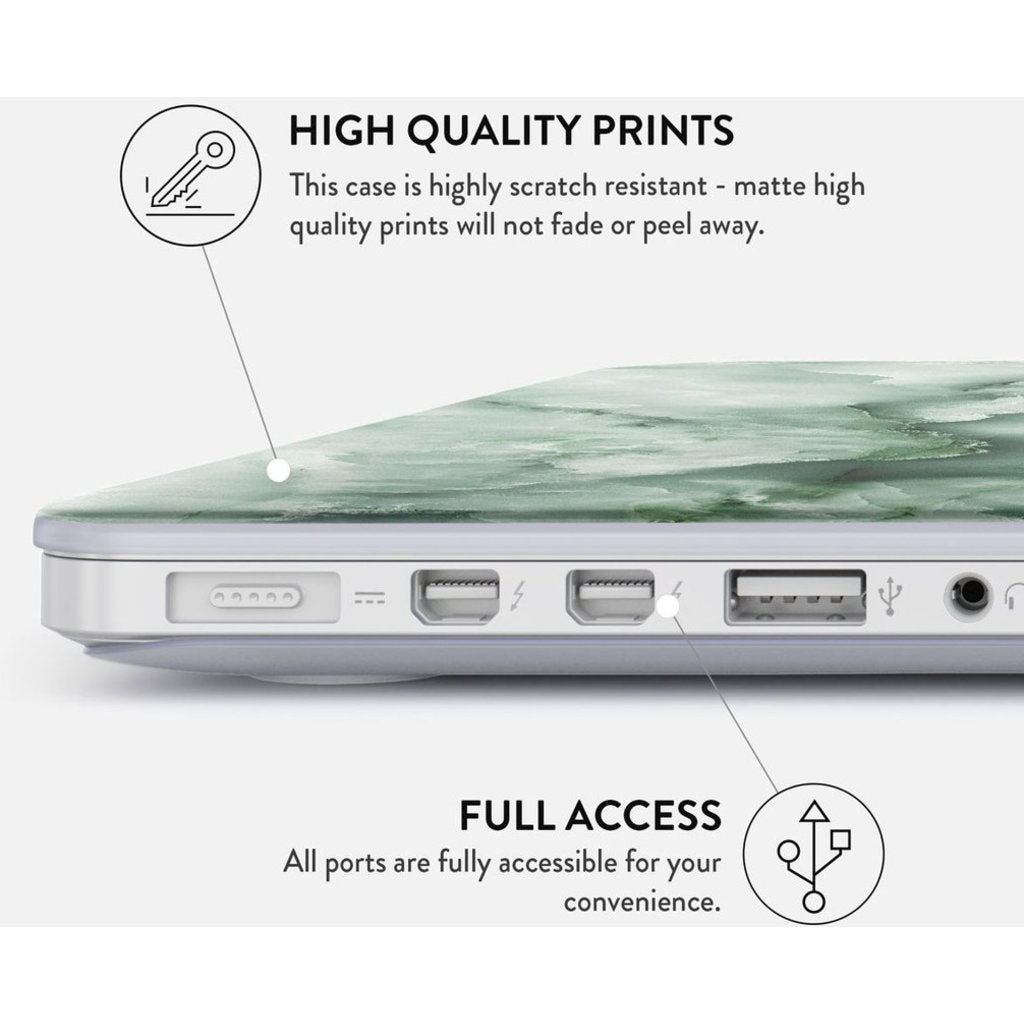 Burga Hard Case Apple Macbook Pro 13 inch (2020) - Pistachio Cheesecake