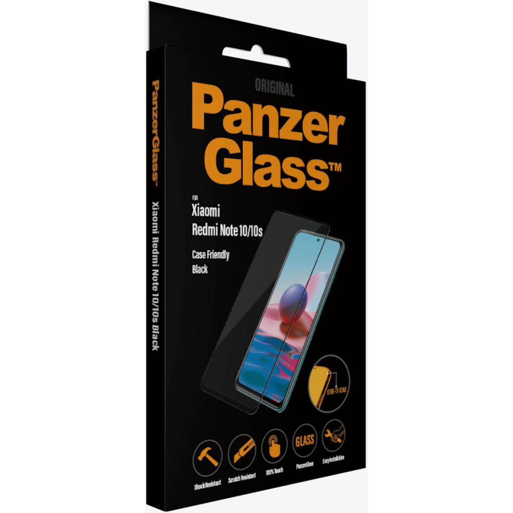 PanzerGlass Xiaomi Redmi Note 10/10s Black CF Super+ Glass