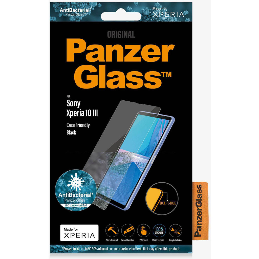 PanzerGlass Sony Xperia 10 III Black CF Super+ Glass AB