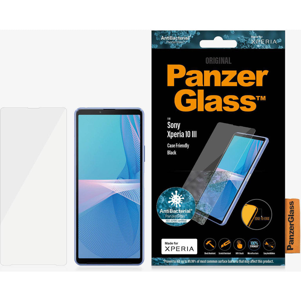 PanzerGlass Sony Xperia 10 III Black CF Super+ Glass AB