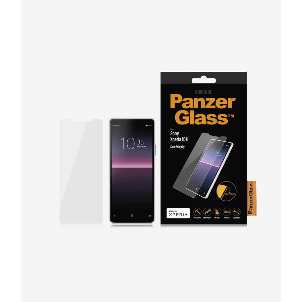 PanzerGlass Sony Xperia 10 II Black CF Super+ Glass