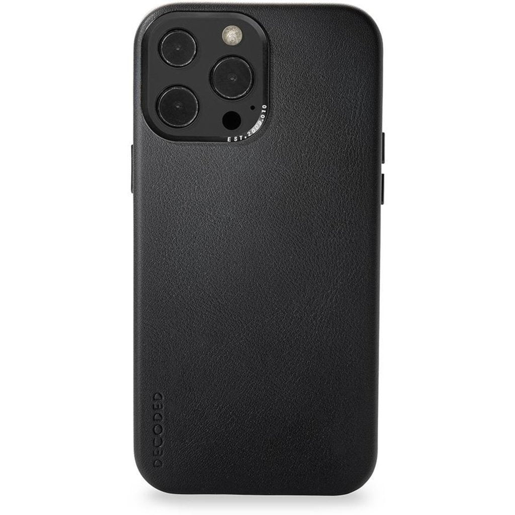Decoded Leather Backcover Apple iPhone 13 Pro Black