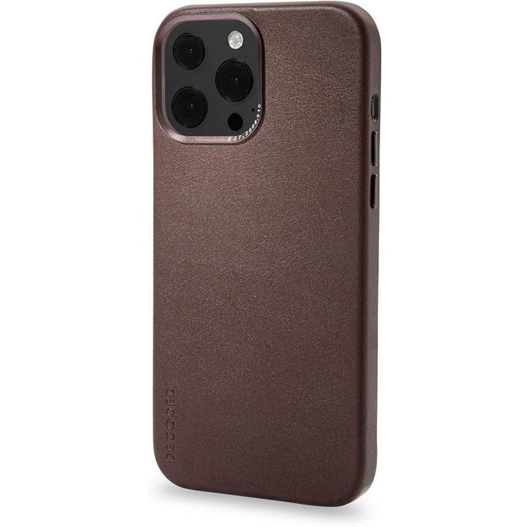 Decoded Leather Backcover Apple iPhone 13 Pro Max Chocolate Brown