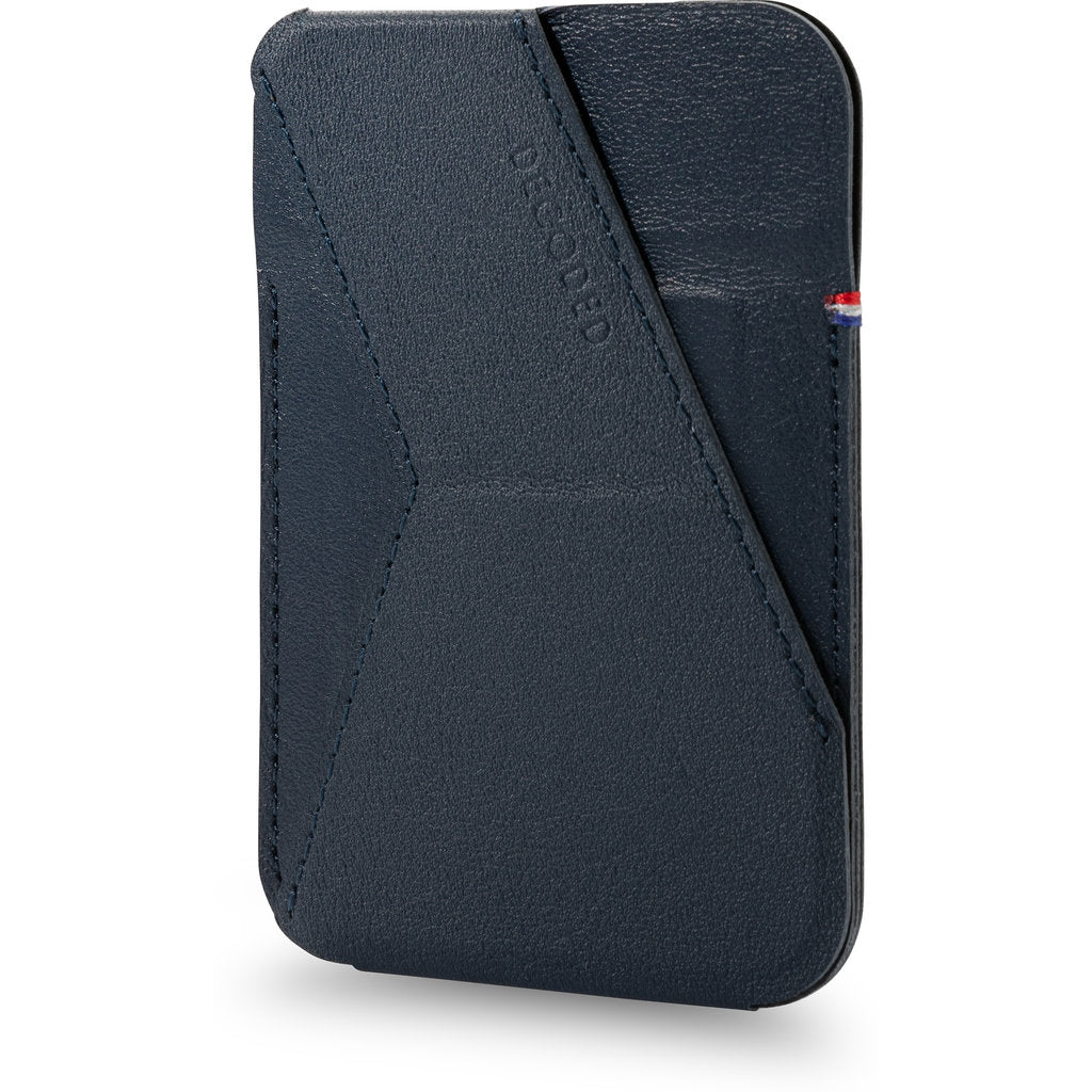 Decoded MagSafe compatible Card Stand Sleeve Navy Blue