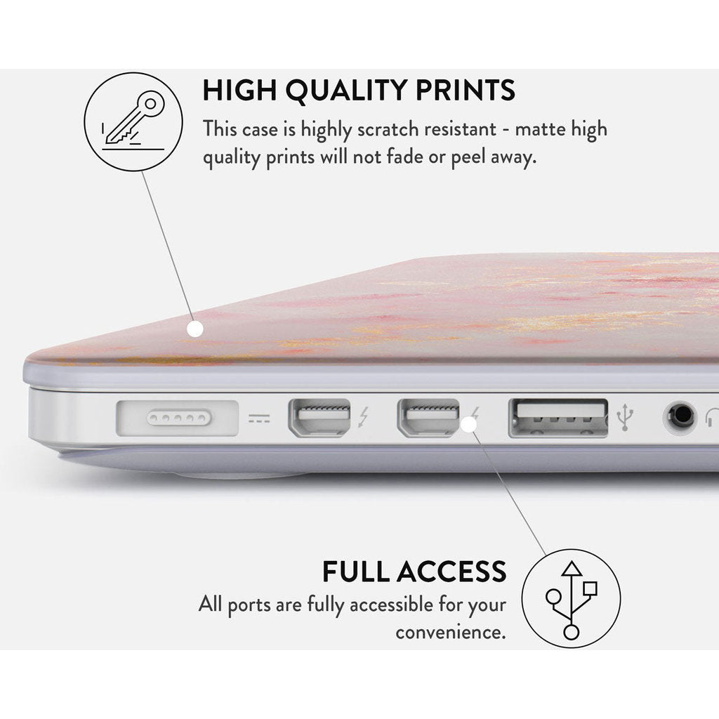 Burga Hard Case Apple Macbook Pro 16 inch (2021) - Golden Coral