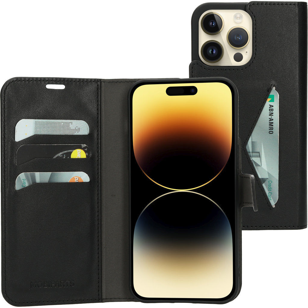 Mobiparts Classic Wallet Case Apple iPhone 14 Pro Max Black