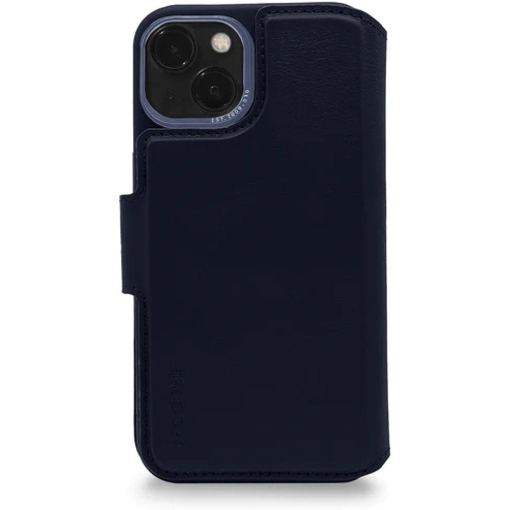 Decoded Leather Detachable Wallet Apple iPhone 14 Navy