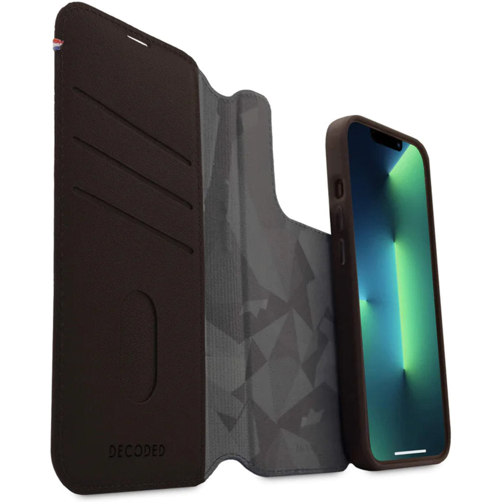 Decoded Leather Detachable Wallet Apple iPhone 14 Pro Chocolate Brown