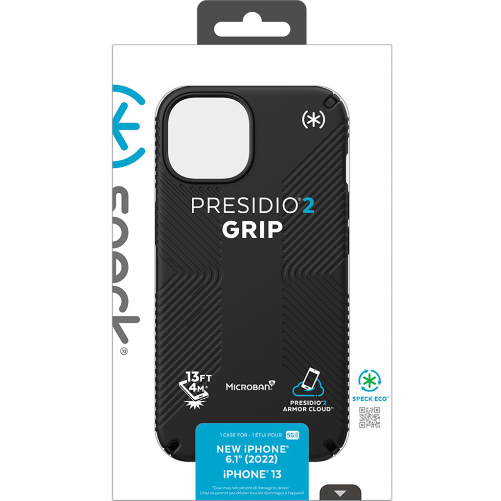 Speck Presidio2 Grip Apple iPhone 14 Black -  with Microban