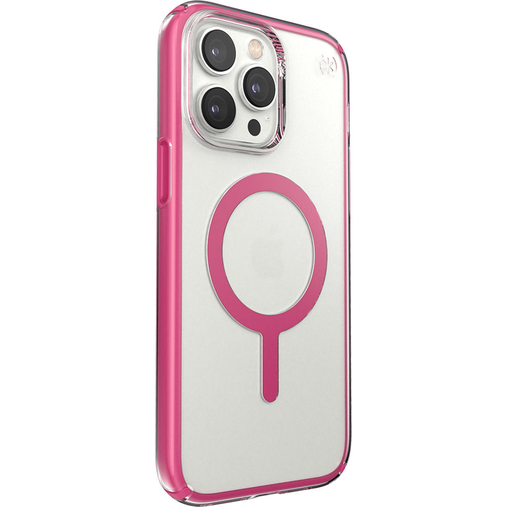 Speck Presidio Perfect Clear Geo + MS Apple iPhone 14 Pro Max Clear/Digital Pink