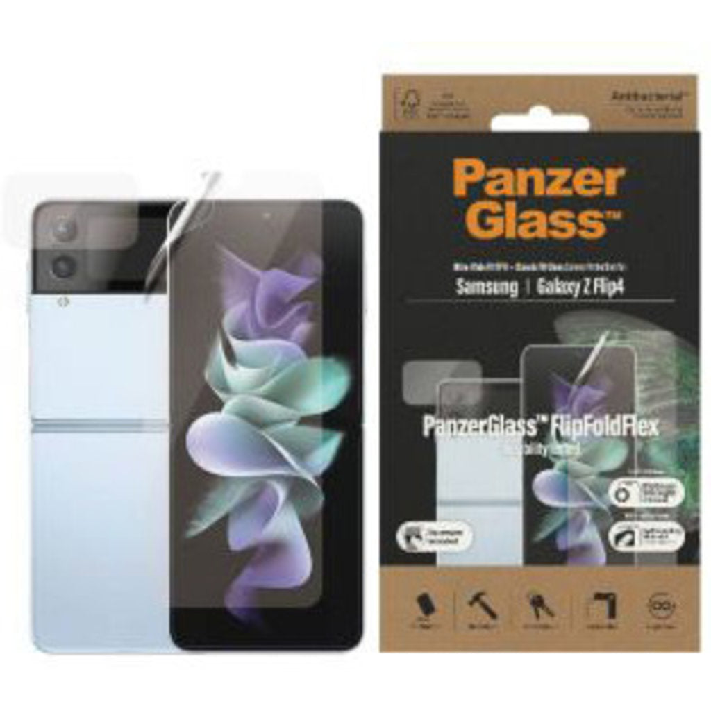 PanzerGlass Samsung Galaxy Z Flip4 5G Case Friendly AB + TPU Material