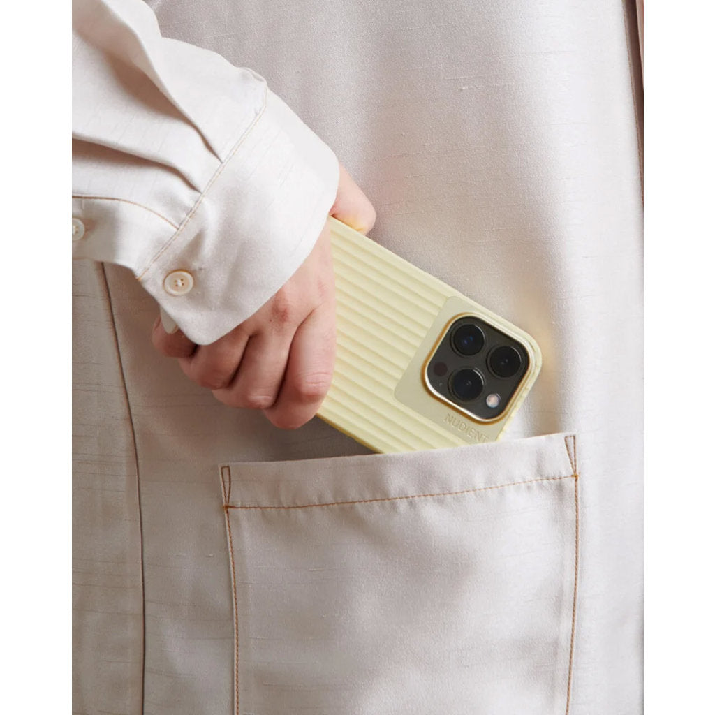 Nudient Bold Case Apple iPhone 14 Pro Vanilla Yellow