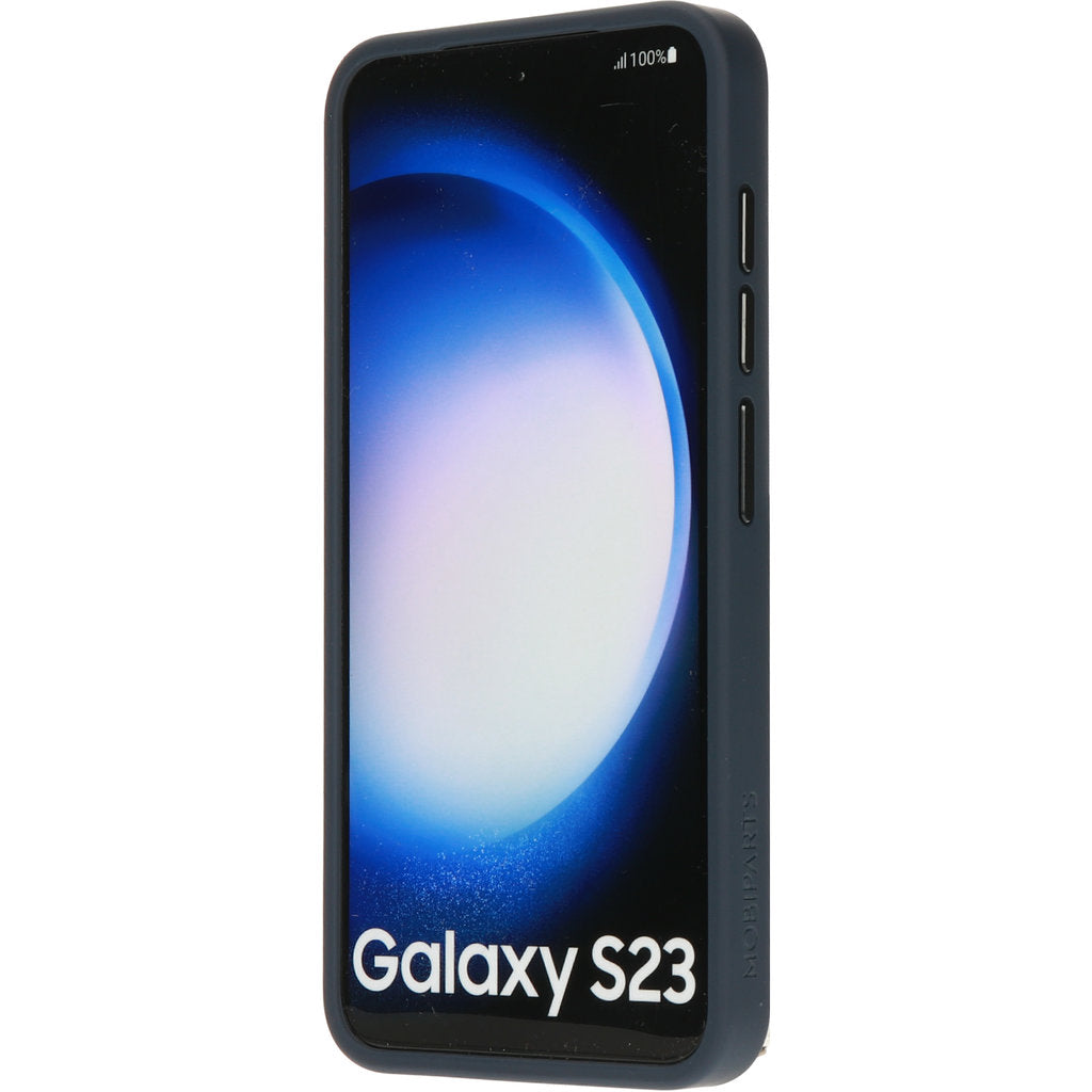 Mobiparts Hardcover Samsung Galaxy S23 Satin Blue (Magsafe Compatible)