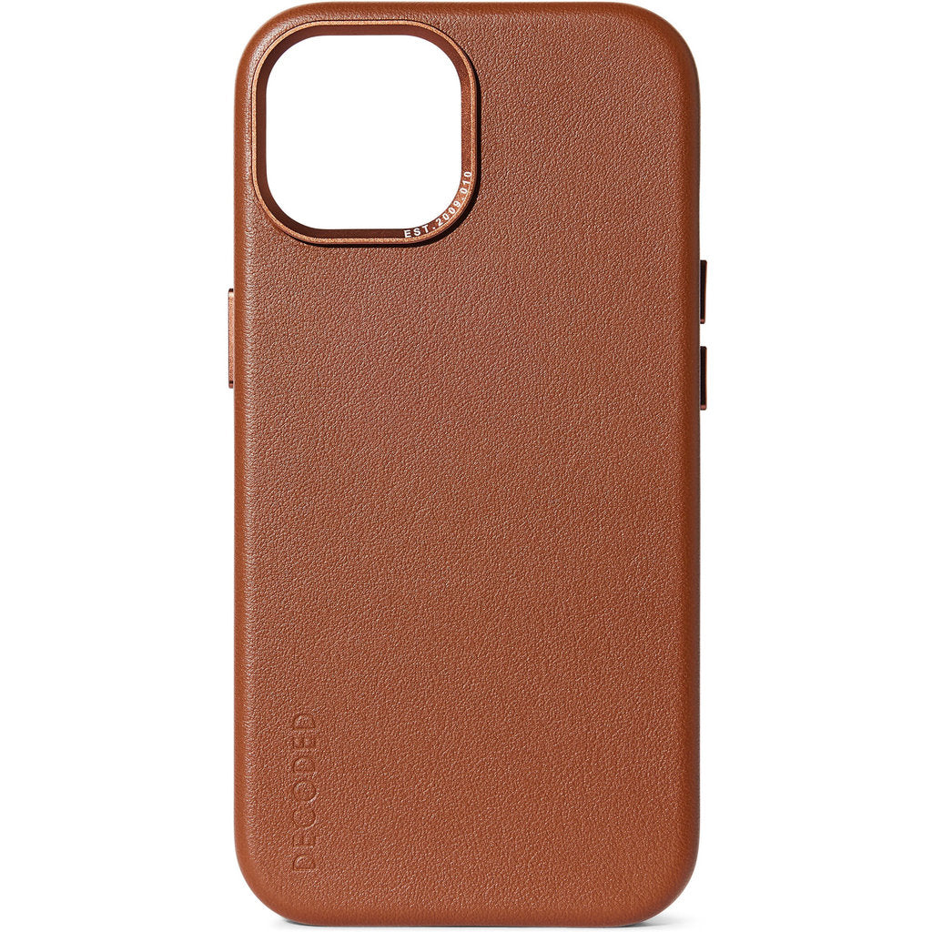 Decoded Leather Backcover Apple iPhone 15 Tan