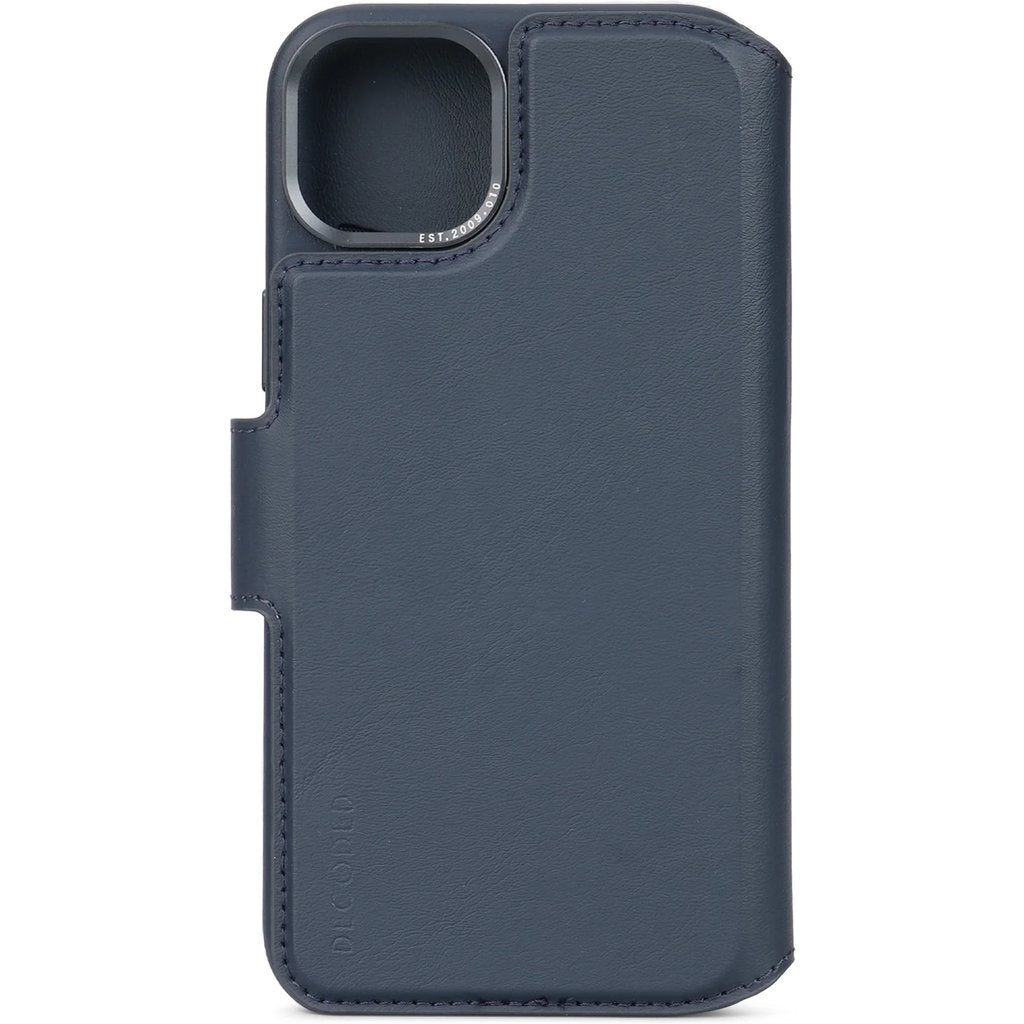 Decoded Leather Detachable Wallet Apple iPhone 15 Navy