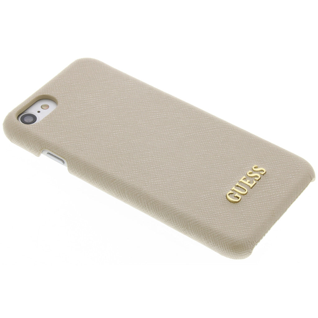 Guess Saffiano Backcover Case Apple iPhone 6/6S/7/8/SE (2020/2022) Beige GUHCP7TBE