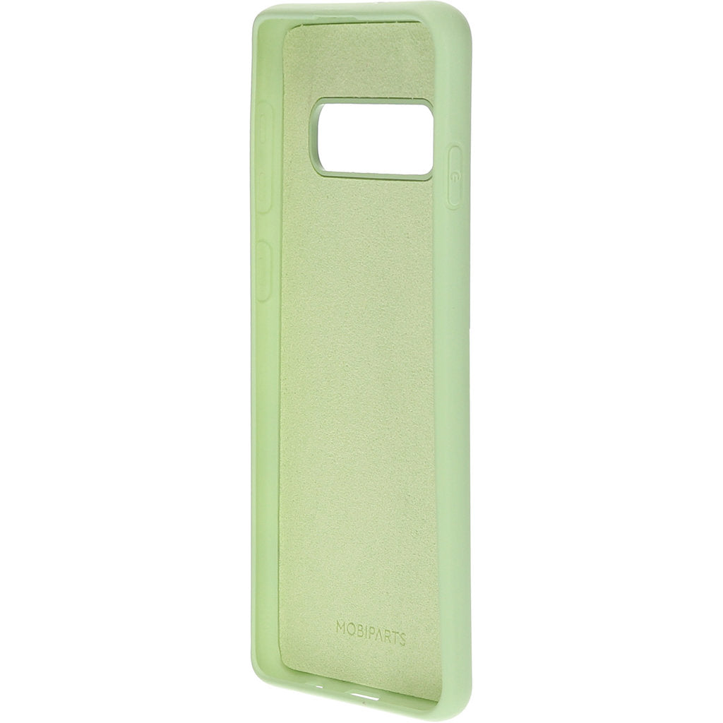 Mobiparts Silicone Cover Samsung Galaxy S10 Pistache Green